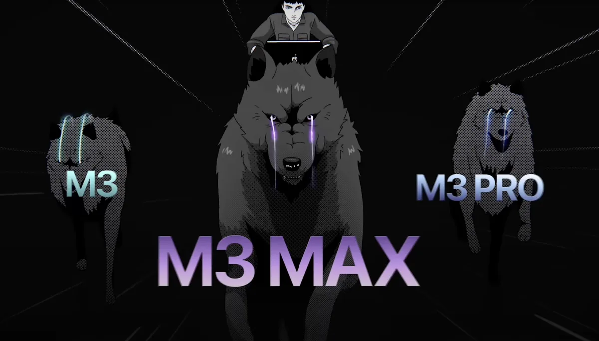 Official XIV on Mac Apple M3 family performance artwork